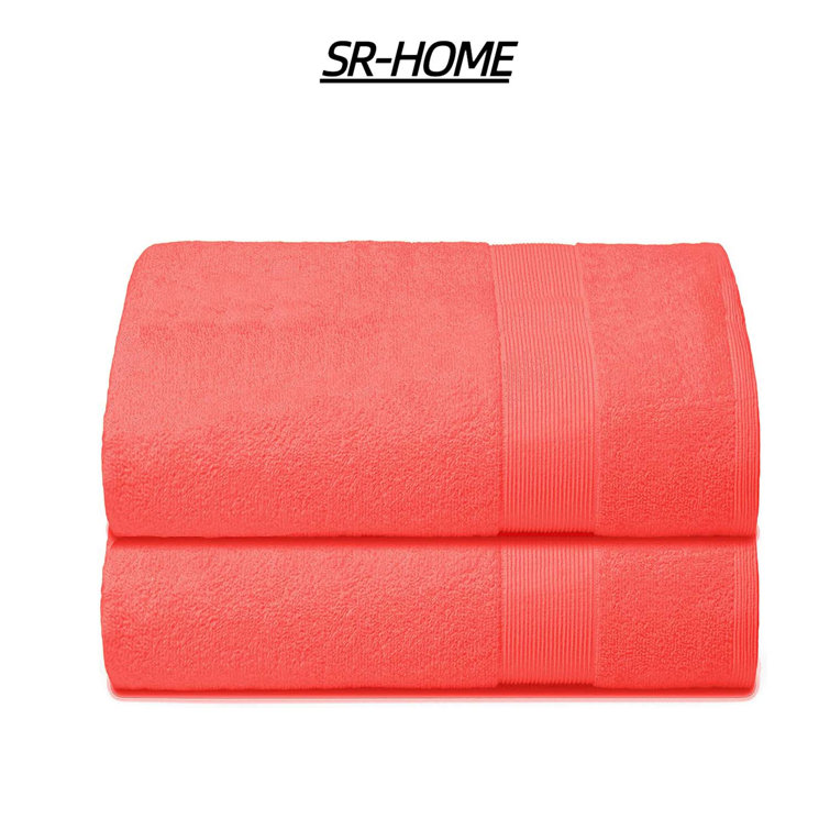 SRHOME 100 Cotton Bath Towels Wayfair Canada